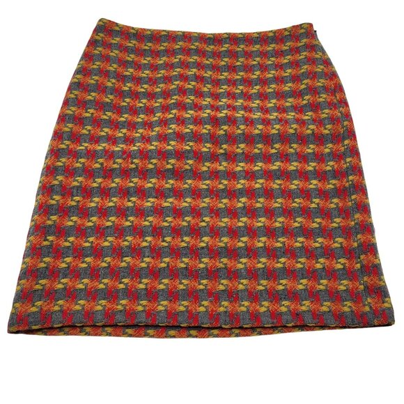 J. McLaughlin Dresses & Skirts - J. McLaughlin Women's Sz 4 Wool Blend Print Mini Pencil Skirt Houndstooth